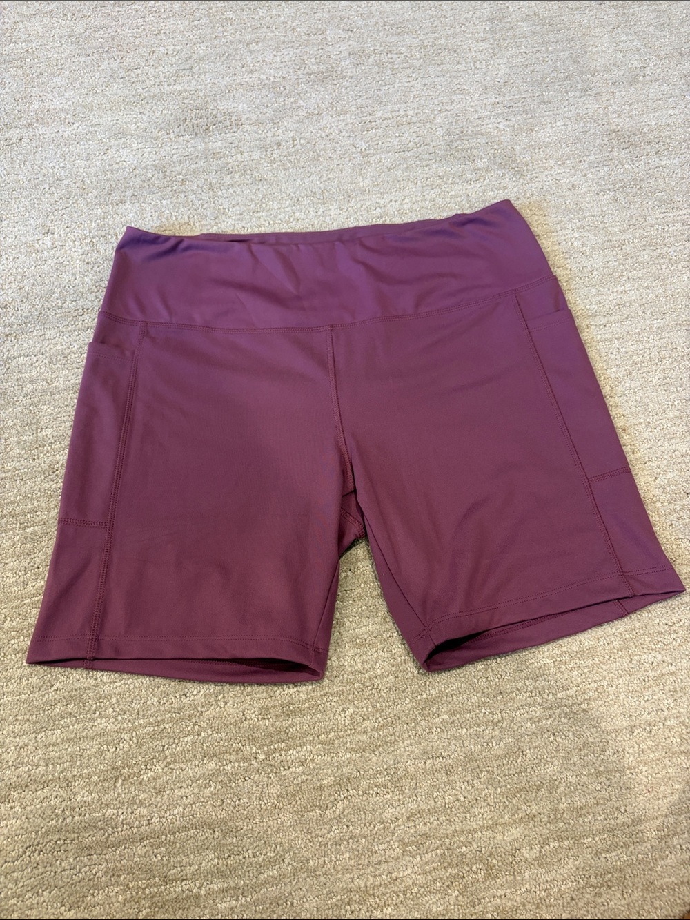 Danskin Plum Stretch Bike Shorts